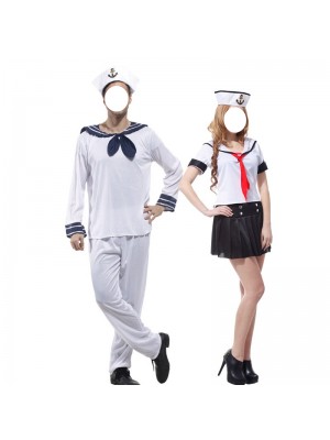 Costume Marinaio Uomo Donna Travestimento Cosplay Carnevale STERMA01 - 2